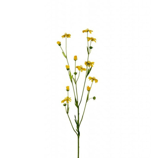 Pyntekorg 65cm gul