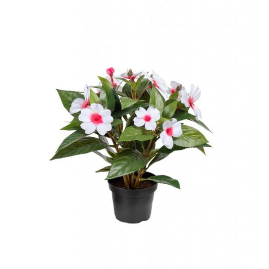 Flittiglise 30cm rosa/hvit