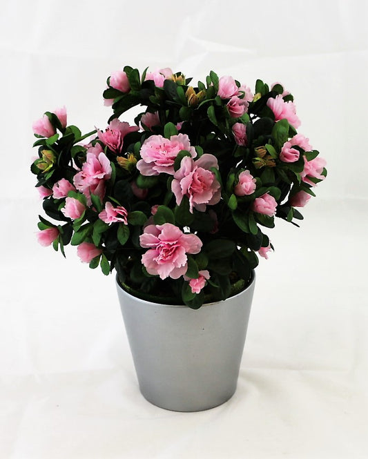 Kunstig blomst Asalea potteplante