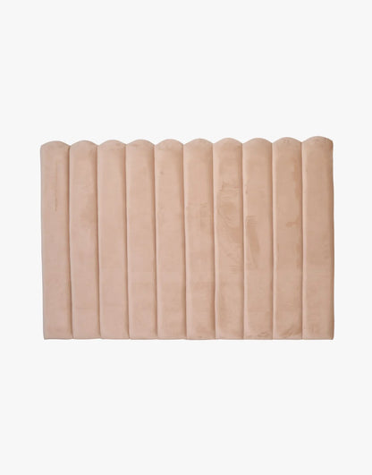 Bianca Sengegavl beige velour - 180x125x8 cm