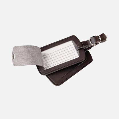 Go Travel baggasjetag i skinn - 2 stk