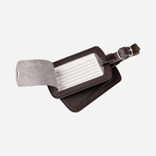 Go Travel baggasjetag i skinn - 2 stk