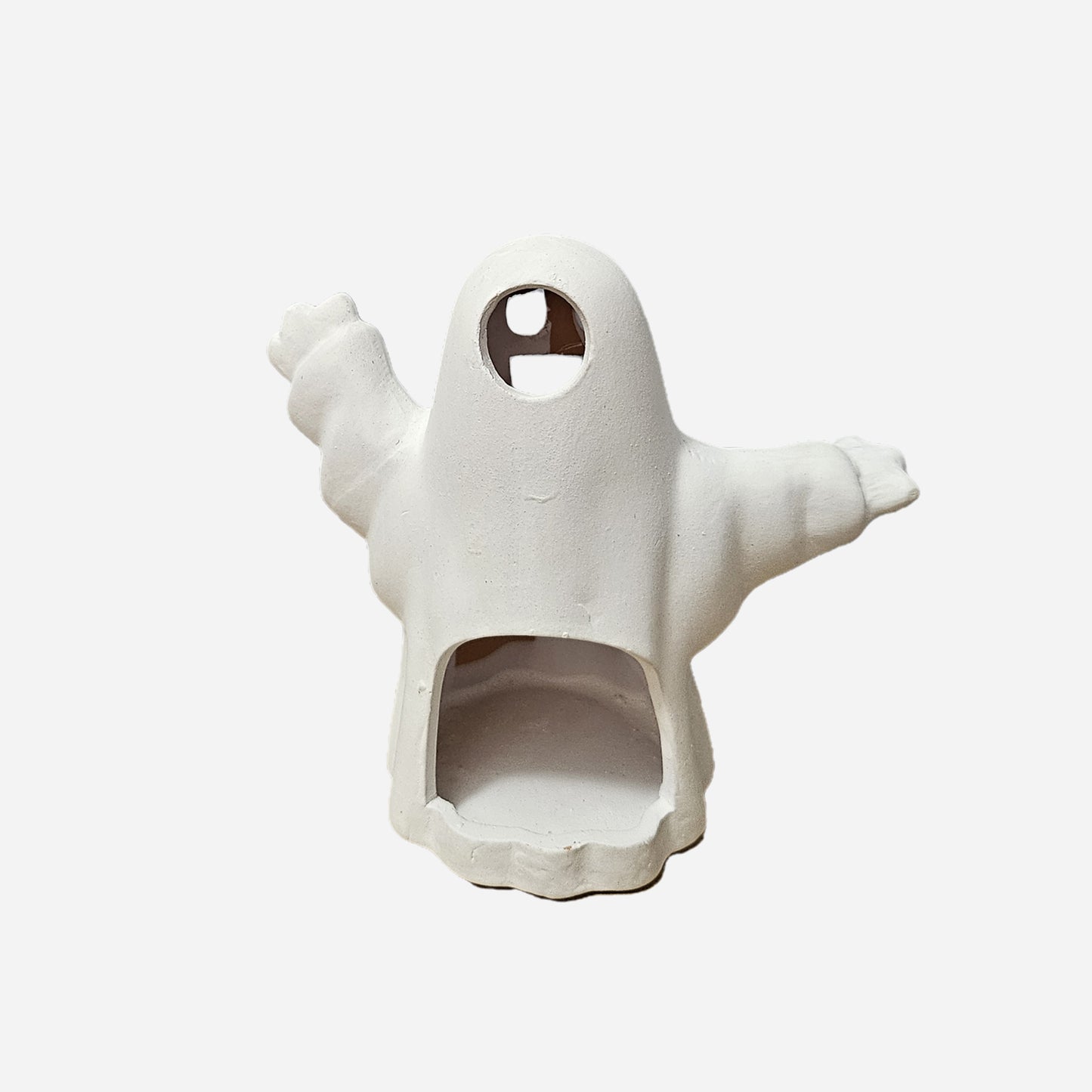 Halloween lykt morsomme spøkelser 12 cm - 4 pk