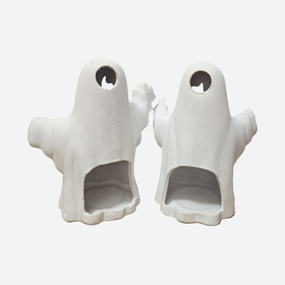Halloween lykt morsomme spøkelser 17 cm 2pk