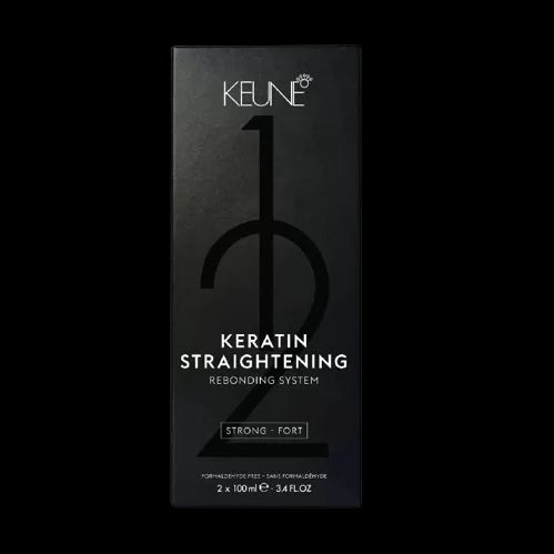 Keune keratin straightening strong