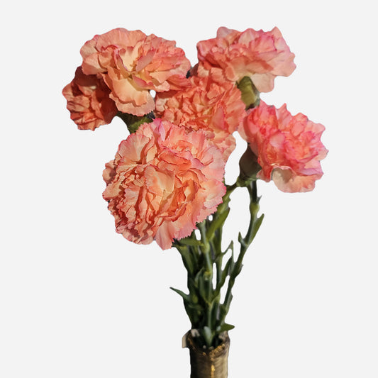 Kunstig blomst nellik med stilk - 55 cm