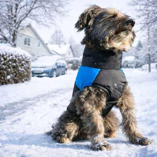 Hundejakke i flere farger S–7XL – lett foret og vannavstøtende
