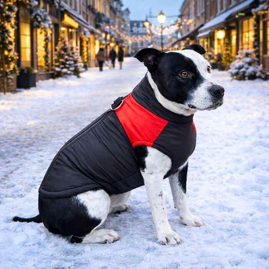 Hundejakke i flere farger S–7XL – lett foret og vannavstøtende