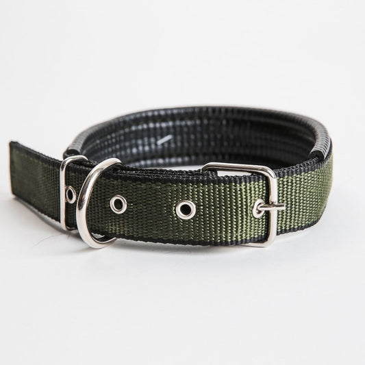 Polstret halsbånd til hund – flere farger (XS–XL)