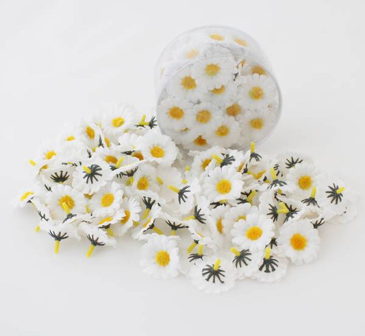 Kunstige blomster Margeritter 100 stk.