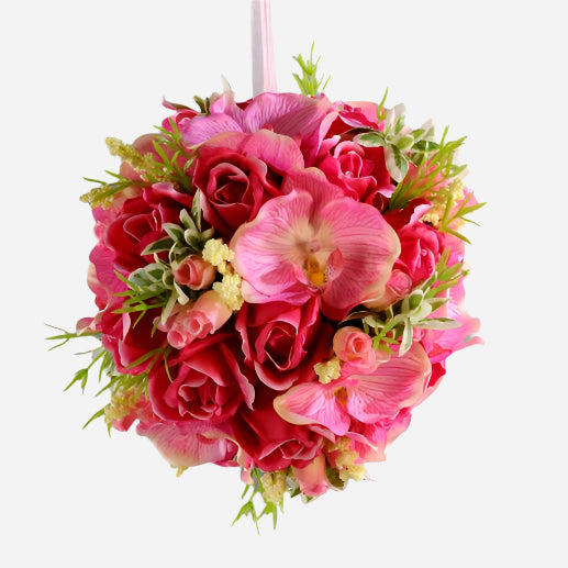 Kunstig blomst Roseball