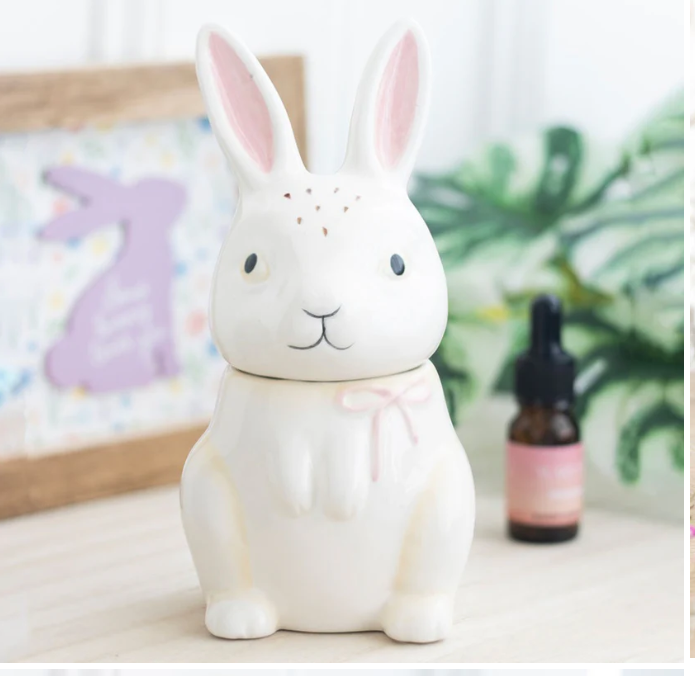 Olje-/voksbrenner - The Bunny - keramisk duftbrenner