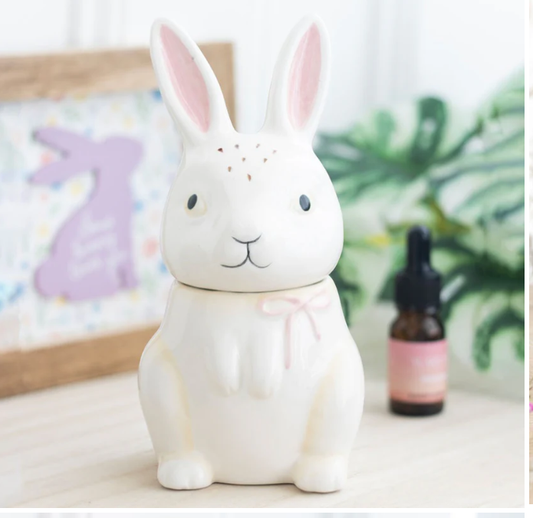 Olje-/voksbrenner - The Bunny - keramisk duftbrenner