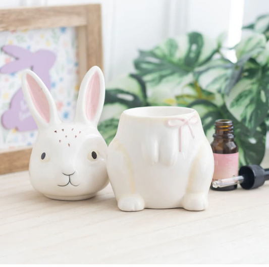 Olje-/voksbrenner - The Bunny - keramisk duftbrenner
