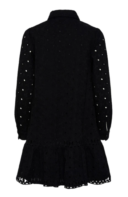 Y.A.S Yasginnie Ls Shirt Dress S. - Black - Skjortekjole svart