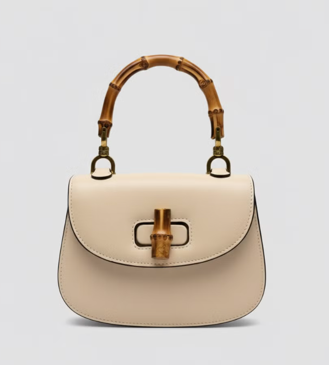 Moderne Hvit Veske - Nordisk Design - Kuskinn