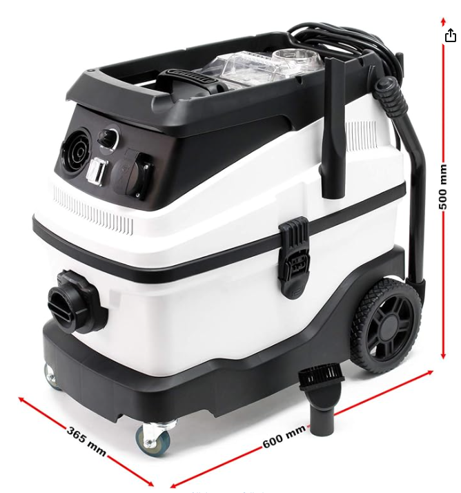 Våt- og tørrstøvsuger 30L 1600W med strømuttak – ST606831