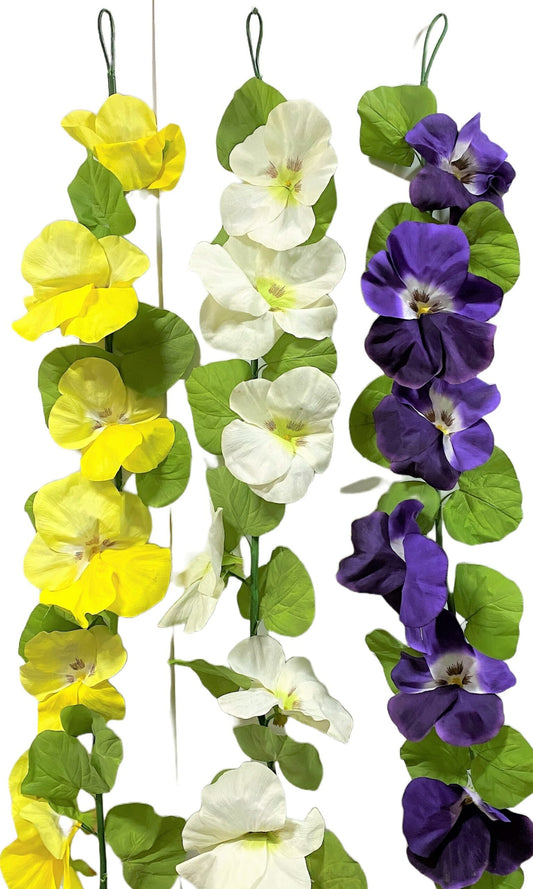 Kunstige blomster Stemorsblomster i ranke
