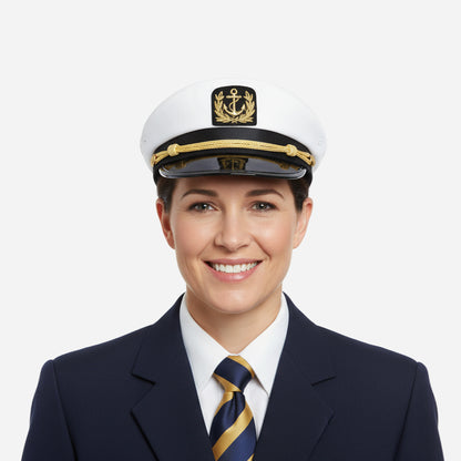 Stilig Kapteinslue - Perfekt til Karneval og Temafester