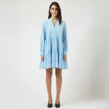 Y.A.S Yasholi LS Dress - Kort kjole himmelblå