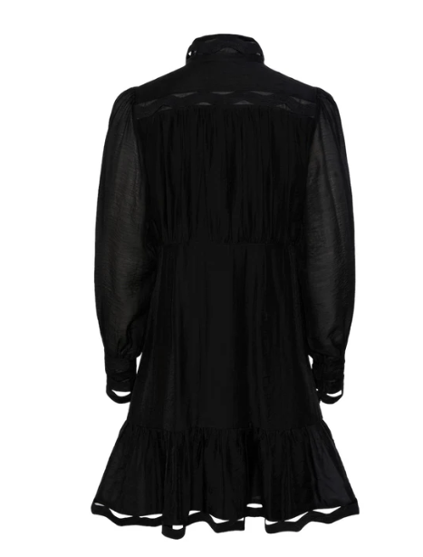 Y.A.S Yasponira LS Dress - Black - Kjole - str S