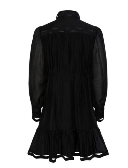 Y.A.S Yasponira LS Dress - Black - Kjole - str S