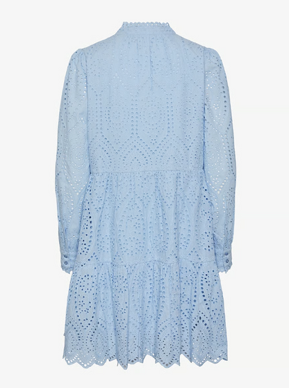 YAS Yasholi LS Dress - Kort kjole himmelblå