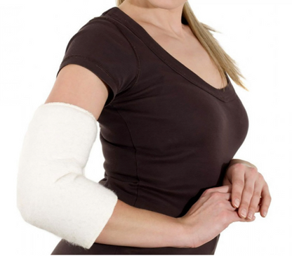 Elastisk albuevarmer i ekte ull - Small