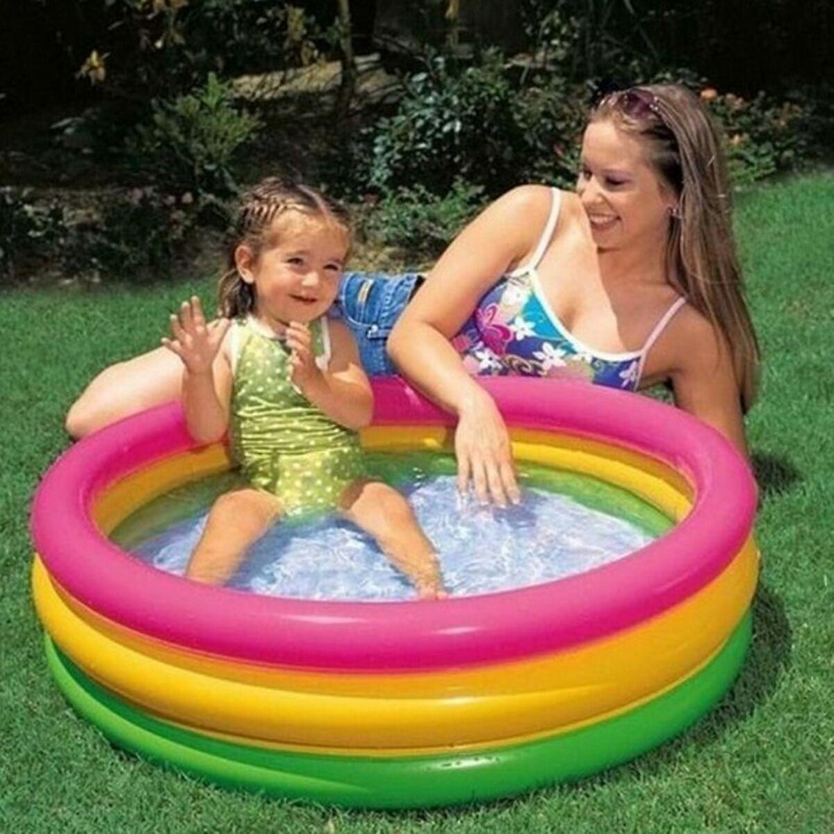 Intex Babypool "rainbow" - Basseng for barn, 86x25cm - 63l