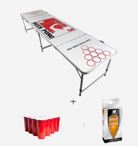 Beer Pong Bord Profesjonell - Sammenleggbart Turneringsbord -offisielt design