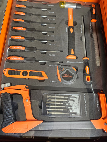 Benson Tools Verktøyvogn 82 deler -Komplett verktøysett