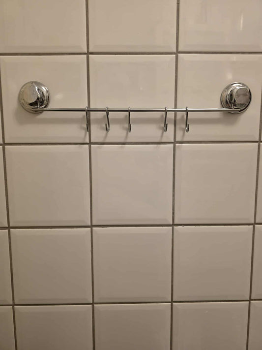 Best Lock klesoppheng med kroker og sugekopp - 54 cm