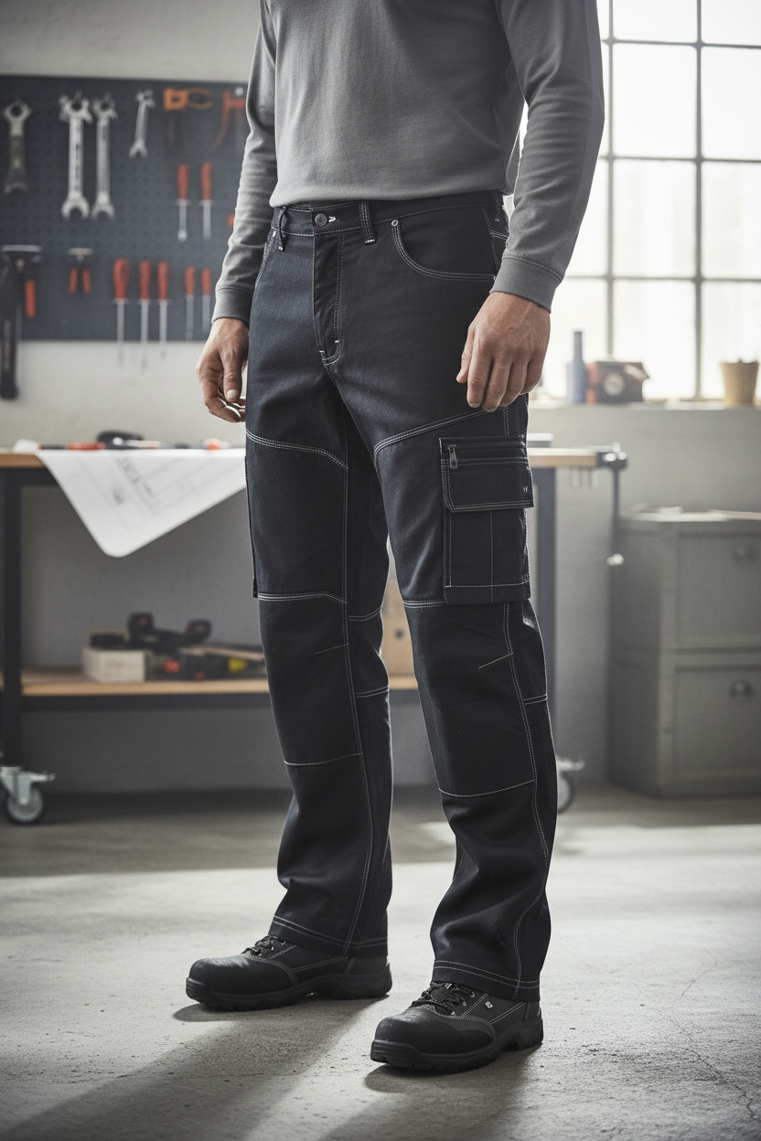 Blåkläder arbeidsbukse på person