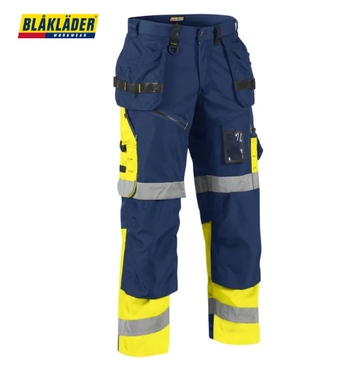 Blåkläder 1508 Arbeidsbukse - håndverksbukse - Synlighet