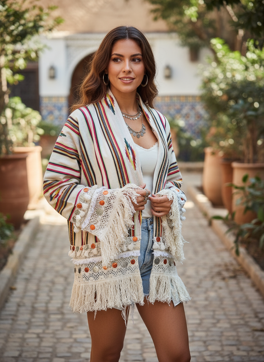 Boho Jacket på menneske