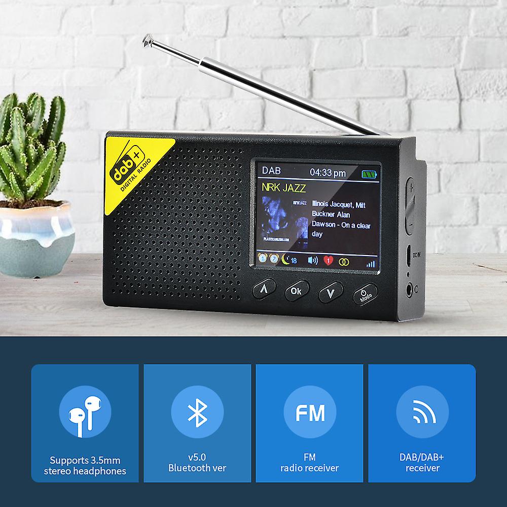 Bærbar DAB+ radio - FM - Bluetooth