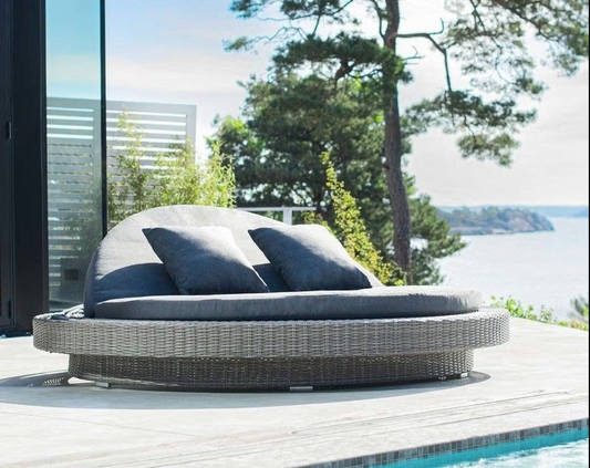 InGarden Daybed Florida med kalesje - Rund solseng