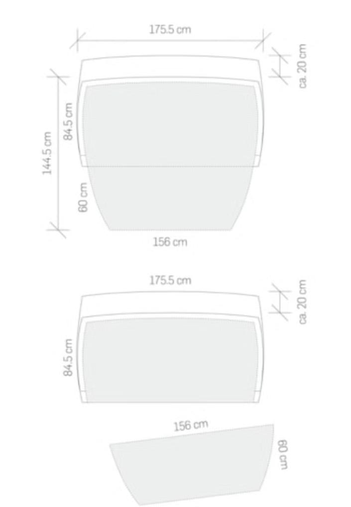 InGarden Lykke Daybed - med solskjerm