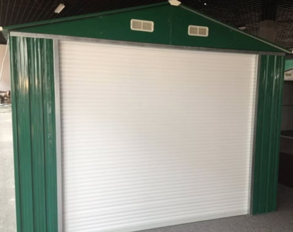 Maxstore Metall garasje med port 18 kvm - Mørk grå