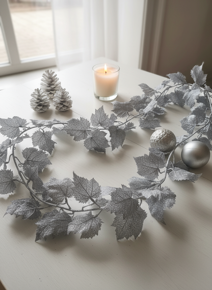 Glitter blader på bord