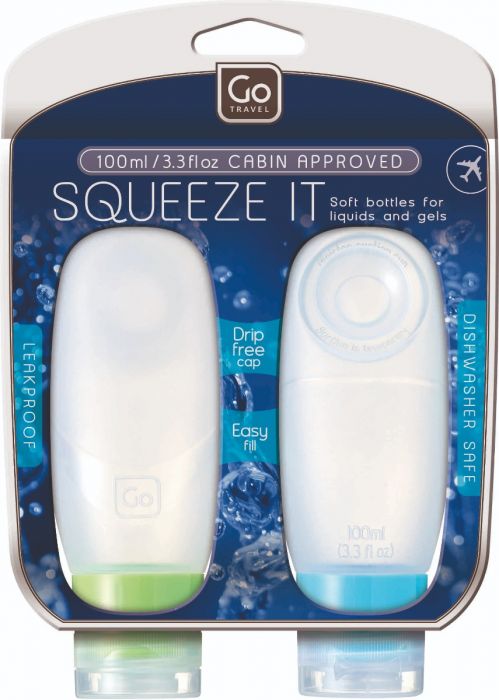 GoTravel Squeezy bottles - sølefrie reiseflasker