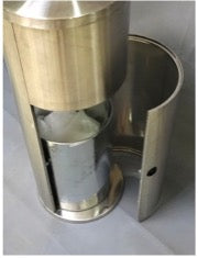 Gulvdispenser Wipes Rustfritt Stål - Værbestandig med Dør