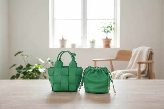 Håndlaget Flettet Veske - mindre størrelse