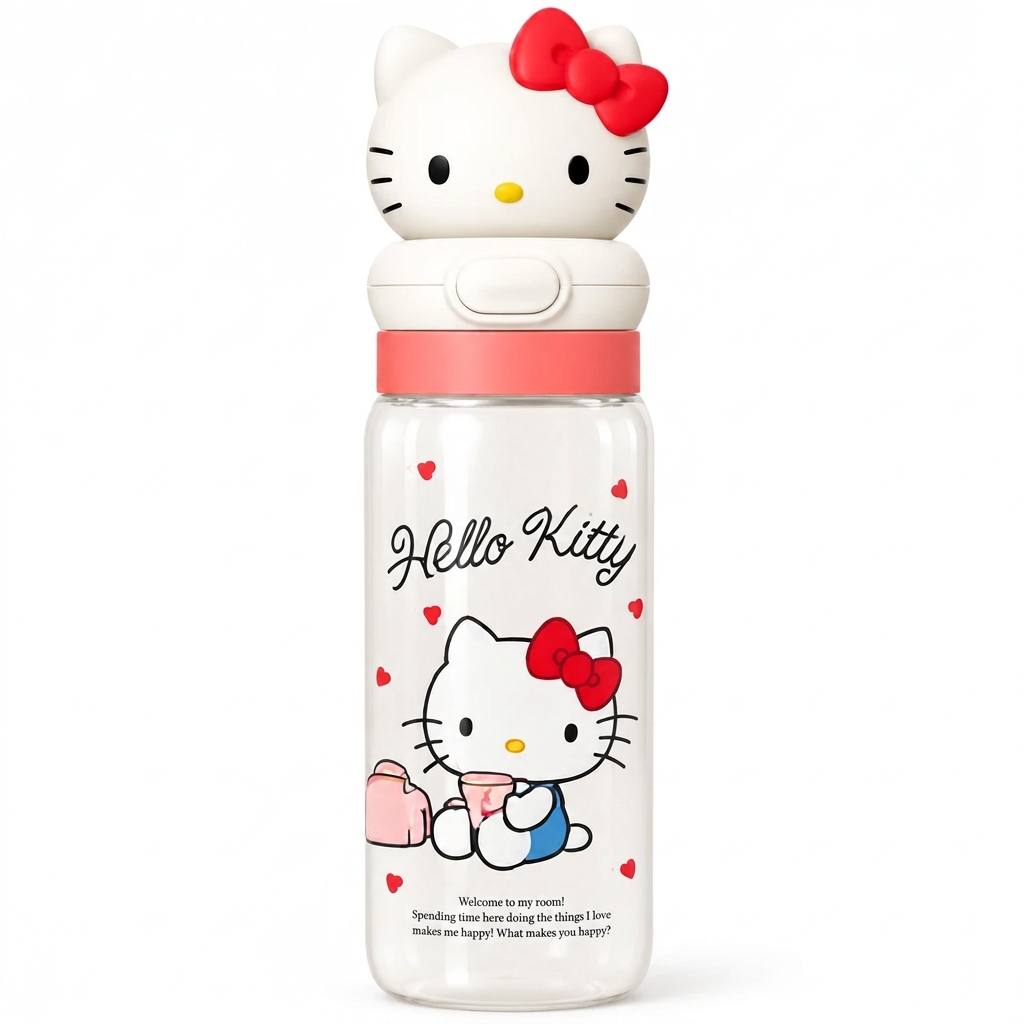 Hello Kitty-drikkeflaske med mer luft rundt produktet