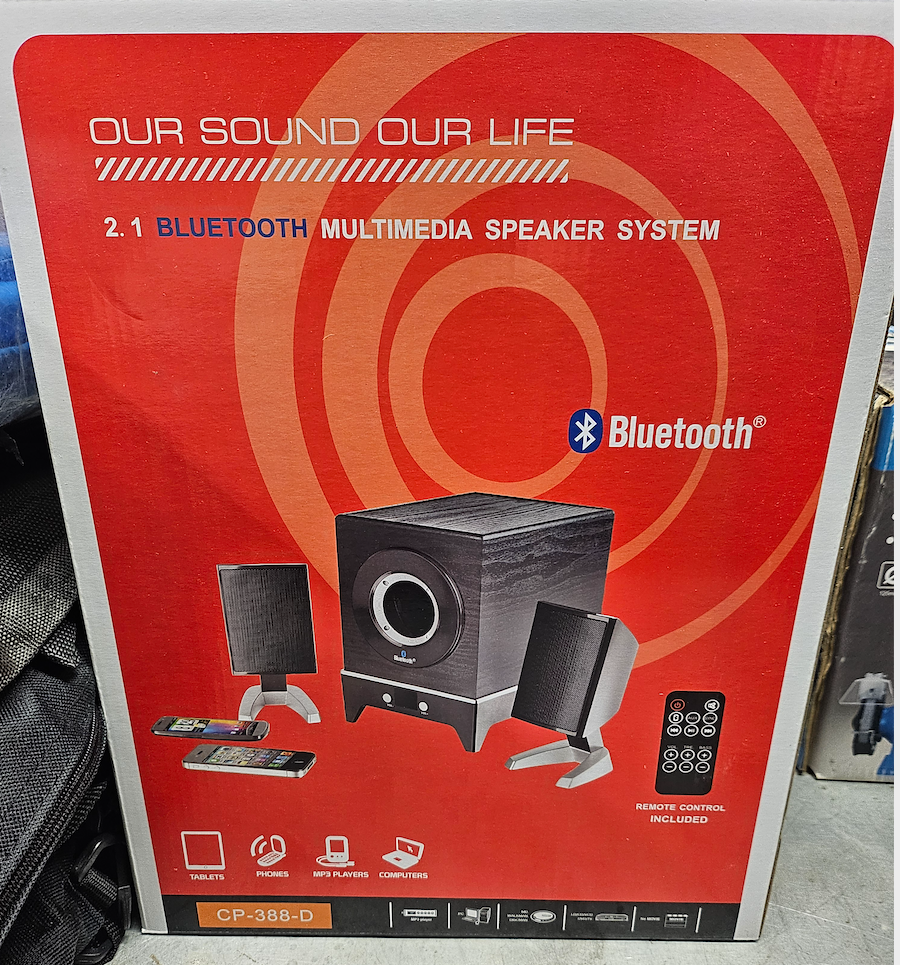 Kompakt Bluetooth Høyttalersett 2.1