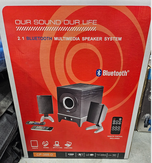 Kompakt Bluetooth Høyttalersett 2.1