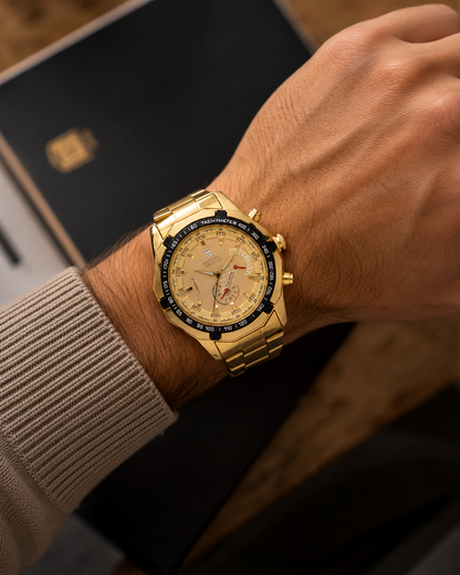 Invicta Montres Prestige X Herreklokke - 46mm, Gold - 2 års garanti