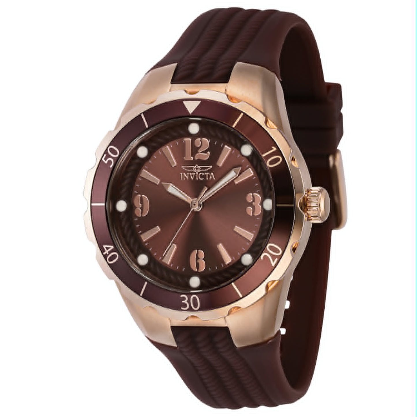 Invicta Angel Halo Dame klokke Brun - 38mm - 2 års garanti