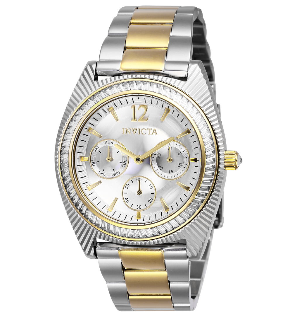Invicta Angel Dameklokke- 38.5mm, Steel, Gold - 2 års garanti