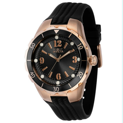 Invicta Angel Halo Dame klokke Svart - 38mm - 2 års garanti